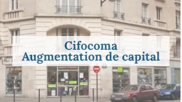 Cifocoma : capital augmenté