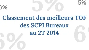 Classement des meilleurs et des moins bons TOF pour les SCPI de bureaux