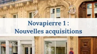Novapierre 1 : Nouvelles acquisitions