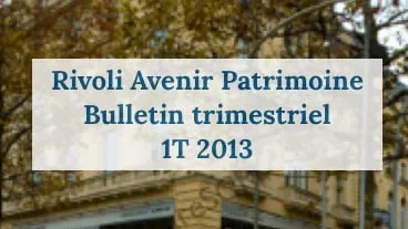Rivoli Avenir Patrimoine 1T 2013