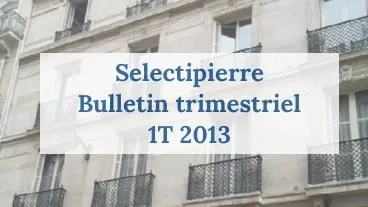 Selectipierre : 1T 2013
