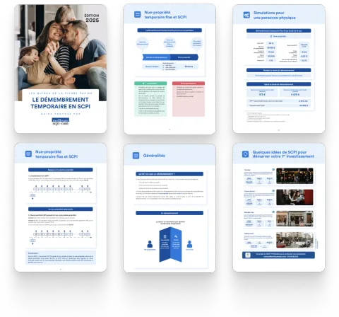 Pages du guide du démembrement en SCPI