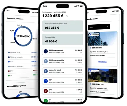 Application Monujo sur smartphone