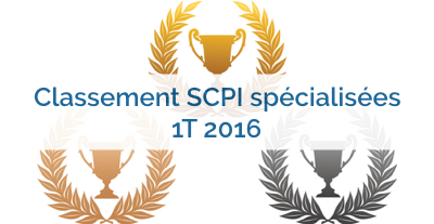 image Classement du 1T 2016 des SCPI Spécialisées