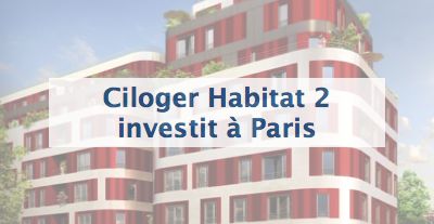 image Ciloger Habitat 2 investit à Paris