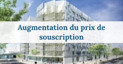 image Modification du prix de la part d'Epargne Foncière