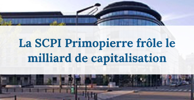 image SCPI Primopierre : 2 acquisitions au 3e trimestre