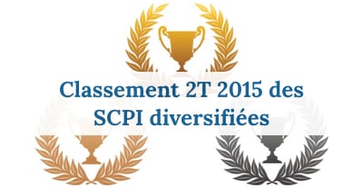 image Classement TDVM des SCPI diversifiées au 2T 2015