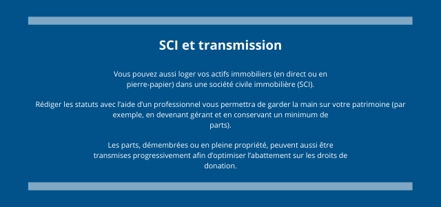 SCI et transmission