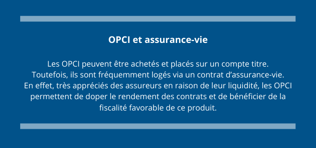 OPCI et assurance-vie